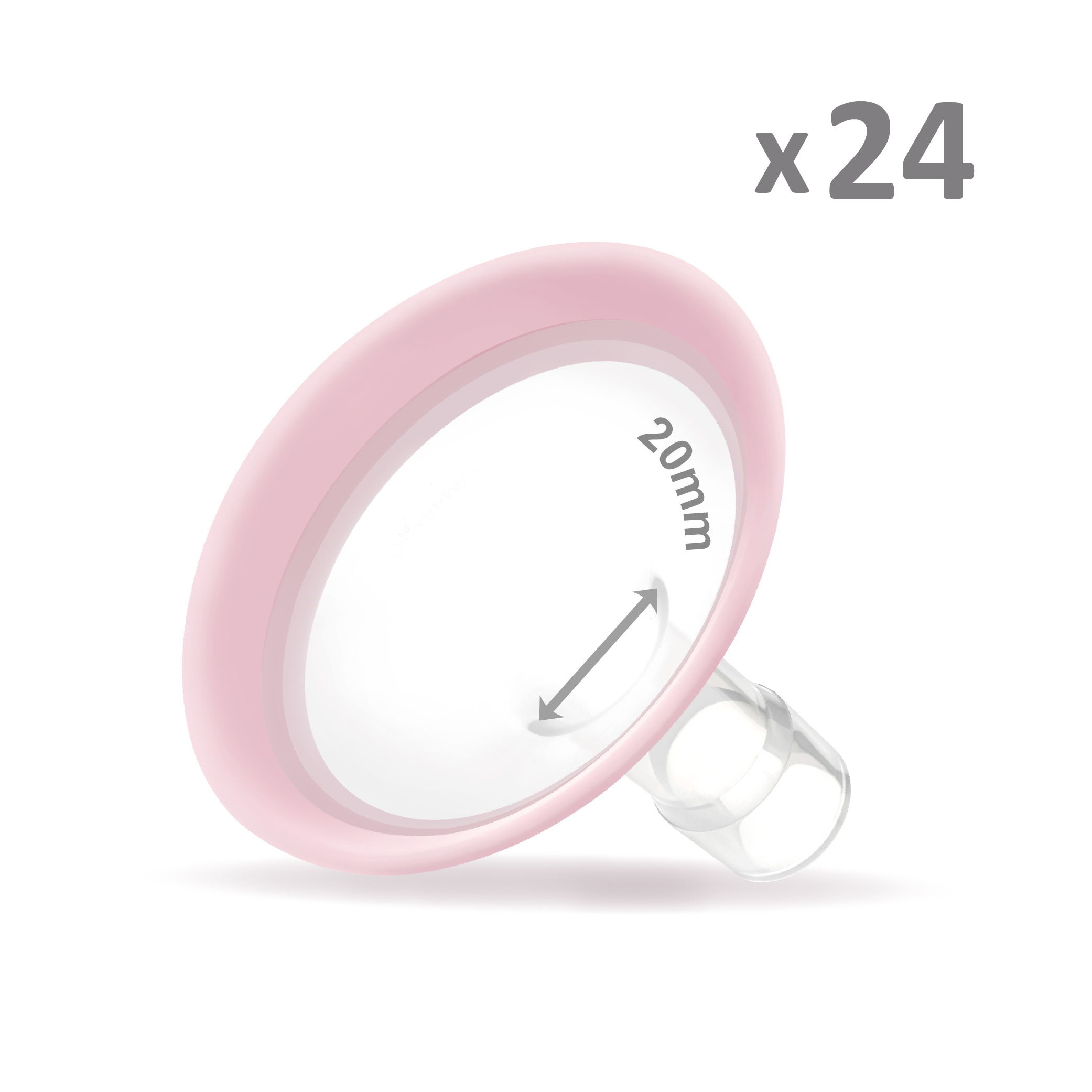 Maymom MyFit Pano Series 20 mm Two-Piece Design Breastshield, loose items, 24pcs/kit, for USA ONLY (image for) Maymom MyFit Pano Series 20 mm Two-Piece Design Breastshield, loose items, 24pcs/kit, for USA ONLY